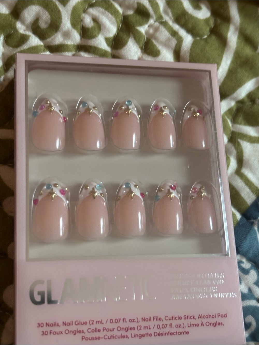 Glamnetic Pink Ombre & Sparkle Press-On Nail Set - Picture 4 of 8